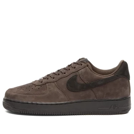Мужские кроссовки Nike Air Force 1 Low Retro PRM, черно-коричневые