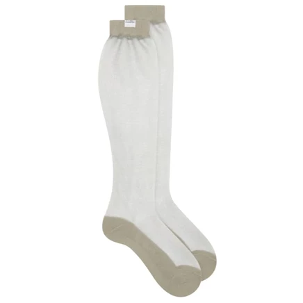 Мужские гольфы MM6 Maison Margiela прозрачные, тёмно-серые