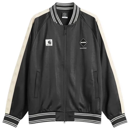 Мужской бомбер Carhartt WIP x F.C.R.B. Varsity, черный