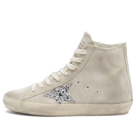 Мужские кроссовки Golden Goose Francy, жемчужные и серебристые