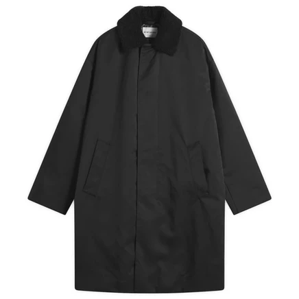 Нейлоновое пальто с подкладкой MKI black