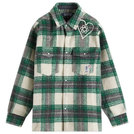 Мужская рубашка Billionaire Boys Club Heart & Mind, клетчатая