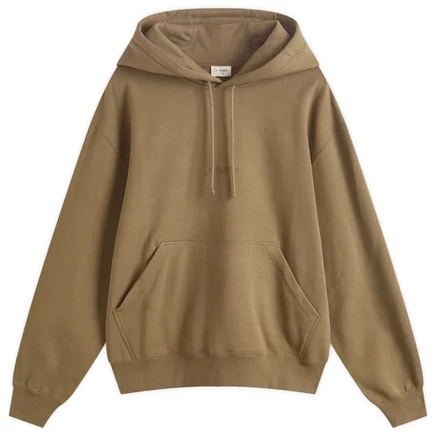 Толстовка с винтажным логотипом Saint Laurent в тон khaki