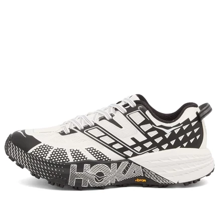 Мужские кроссовки Hoka One One Speedgoat 2, чёрно-серые