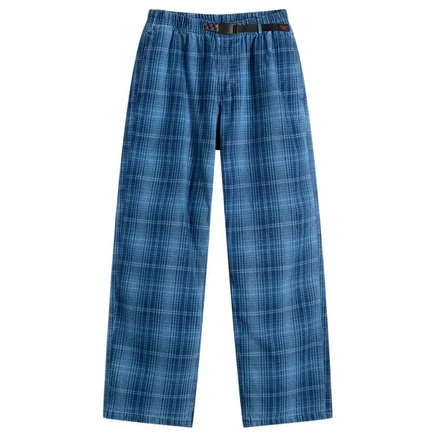 Брюки Gramicci O.G Denim в клетку, индиго