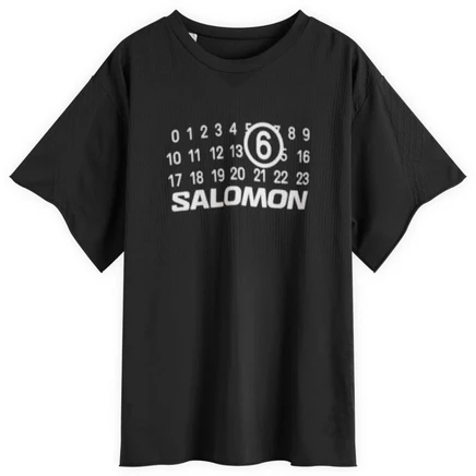Мужская футболка MM6 x Salomon, черная