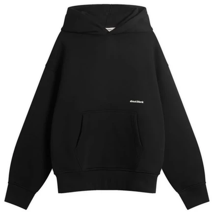 Мужское худи about:blank Box Logo, черно-экрю