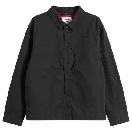 Мужская рубашка Vans OTW из твила, черная
