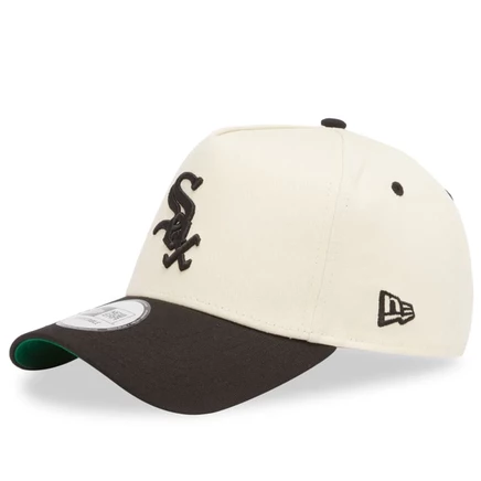 Мужская бейсболка New Era 9Forty регулируемая, из хлопка, с логотипом Chicago White Sox, черная