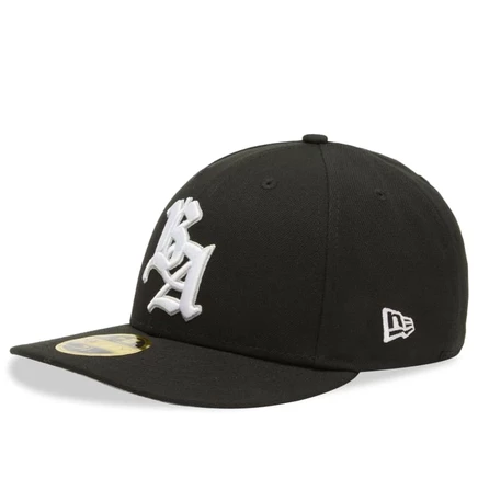 Мужская кепка A Bathing Ape x New Era 59Fifty с логотипом, черная