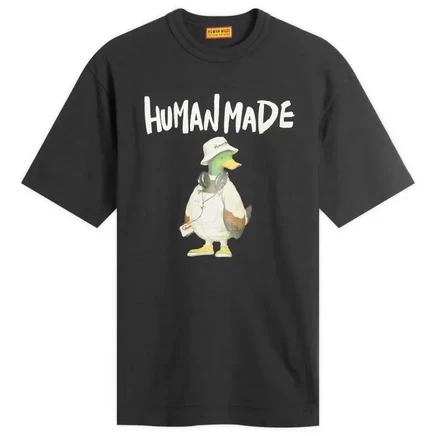 Мужская футболка Human Made Polo Duck, черная