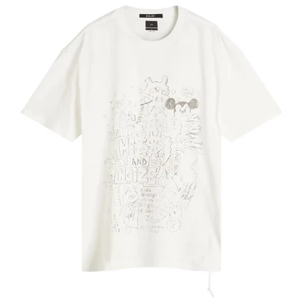 Футболка Ksubi Noize Biggie vintage white
