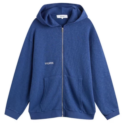 Мужское худи Palmes Waffle Zip, синее