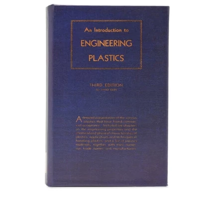 Коробка-шкатулка Puebco в виде книги, оранжевая
