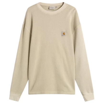 Мужская футболка с длинным рукавом Carhartt WIP Vista waffle, слоновая кость