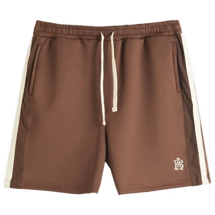 описание:короткий трек с монограммой brown & ecru