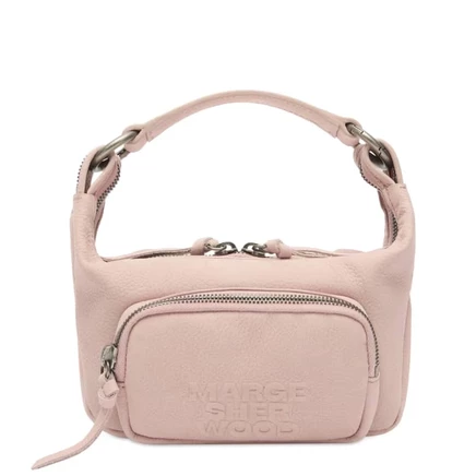 Женская мини-сумка Margesherwood City Hobo Micro, нежно-розовая