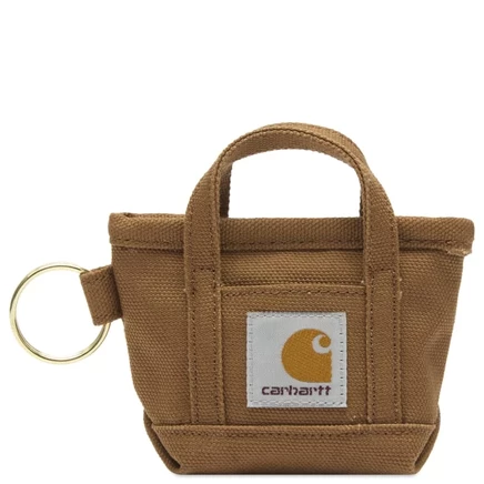 Брелок‑сумка Carhartt WIP мини‑тоут, коричневый