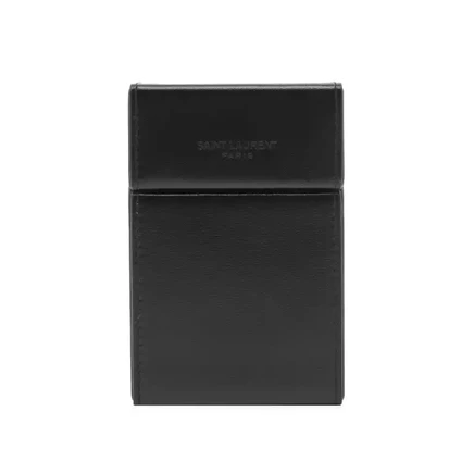 Портсигар Saint Laurent из кожи, черный
