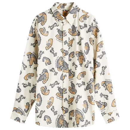 Мужская рубашка Human Made Paisley, белая