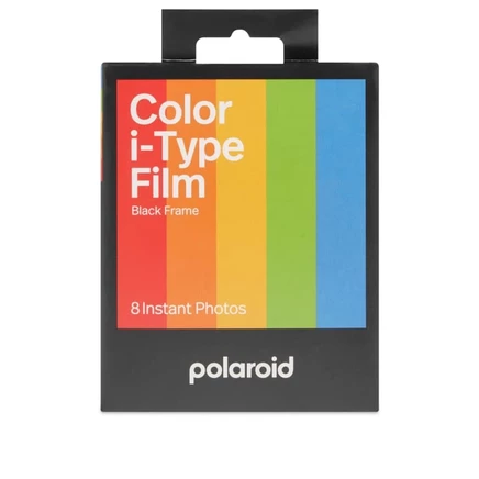 Пленка Polaroid i-Type цветная, 8 кадров, с черной рамкой