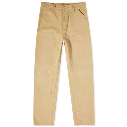 Мужские брюки Carhartt WIP Double Knee, коричневые