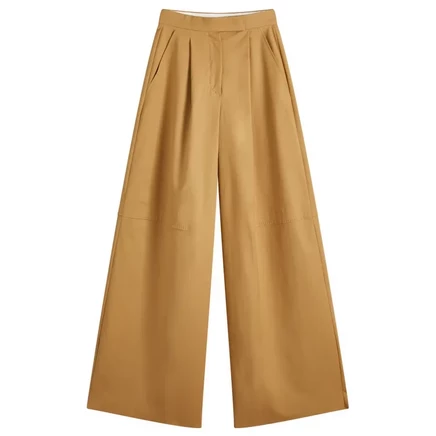 Мужские брюки Max Mara Wide Leg, медовые
