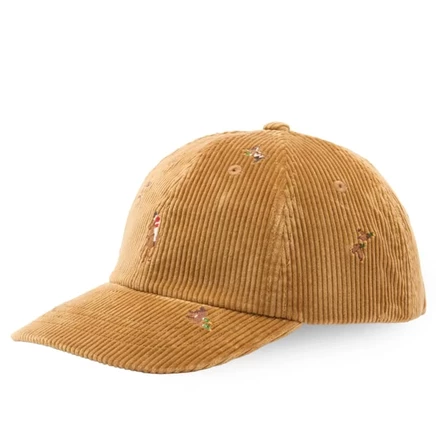 Мужская вельветовая кепка Polo Ralph Lauren Duck, коричневая