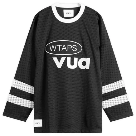 Мужская хоккейная футболка WTAPS Hockey Shirt, черная