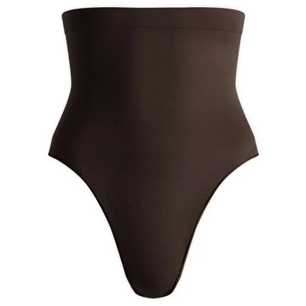 Женские стринги Skims Sculpt с высокой талией, какао