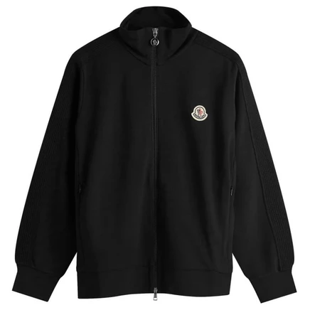 Женский кардиган Moncler Zip Up, черный