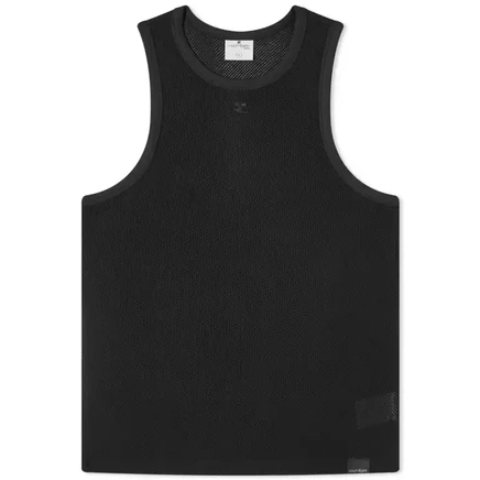 Мужская майка Courrèges Sports Mesh, черная