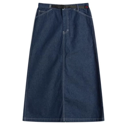 Женская юбка Gramicci Denim Midi, индиго