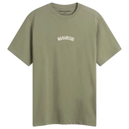Мужская футболка Maharishi Organic Logo, оливковая