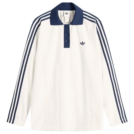Мужской лонгслив Adidas, молочно-белый