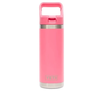 Бутылка Yeti Rambler 532 мл со соломинкой, тропический розовый