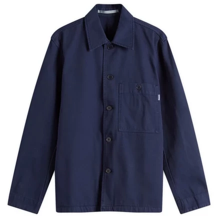 Норвежские проекты Норвежская стандартная саржевая верхняя рубашка workwear blue