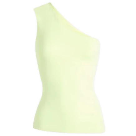 Облегающая майка Nike Zenvy Dri-Fit barely volt & white