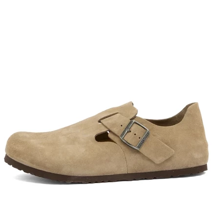 Мужские замшевые слипоны Birkenstock London, тауп