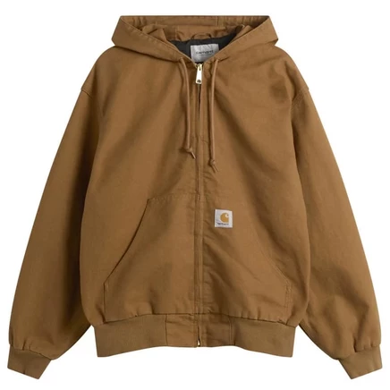 Мужская бомбер-куртка Carhartt WIP OG Active, коричневая