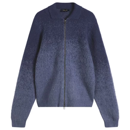 Мужской кардиган Dime Mohair Double Zip, темно-синий