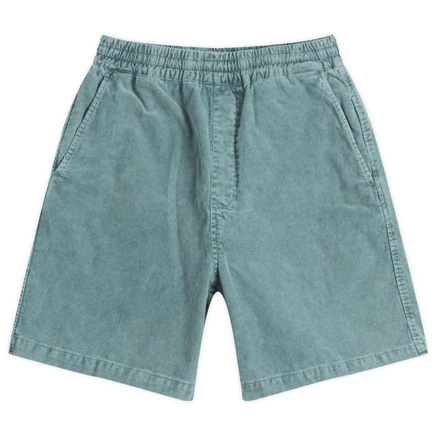 Мужские вельветовые шорты Carhartt WIP Reynold, зеленые