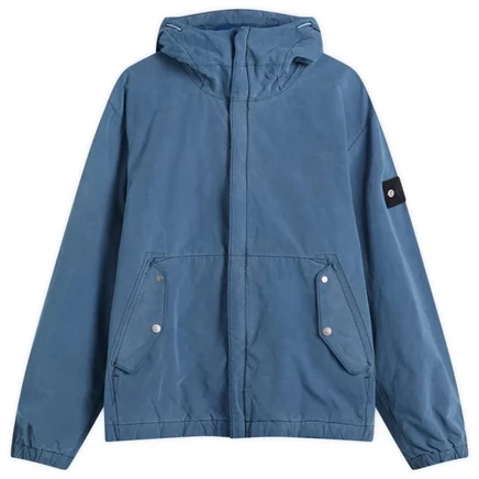 Мужская парка Stone Island David Indigo-TC, индиго
