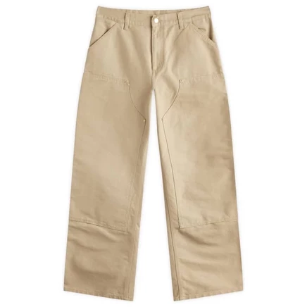 Мужские брюки Carhartt WIP Double Knee, коричневые