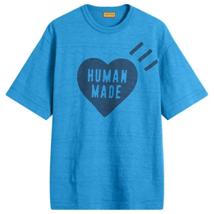 Мужская футболка Human Made Heart, синяя