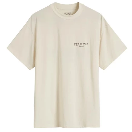 Футболка оверсайз от компании Represent Team 247 cream