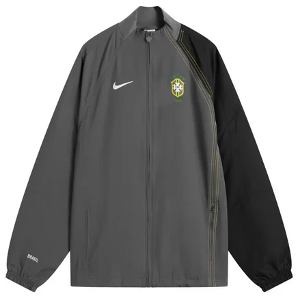 Мужская олимпийка Nike Brazil Reissue, серая, желтая и белая