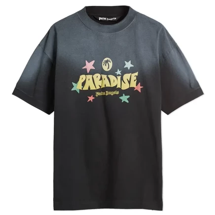 Мужская футболка Palm Angels Paradise Palm, черная