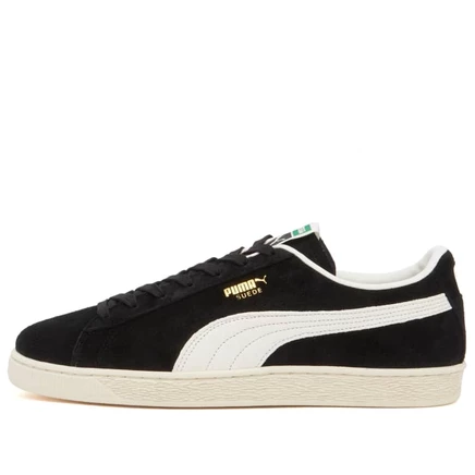 Модель Puma. Кроссовки из натуральной замши black & white