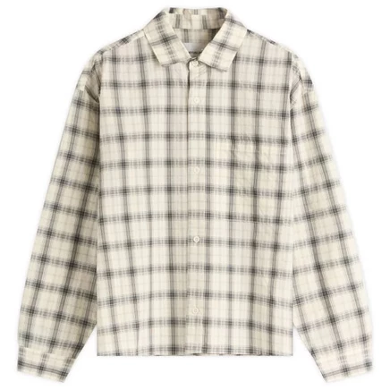 Рубашка MKI Box Dress Shirt off white check
